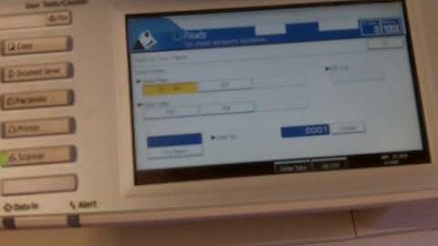 How to change Ricoh scan settings to JPG from PDF