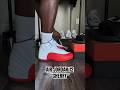 Crazy on feet air jordan 12 cherry  shorts sneakers jordans airjordan cherry onfeet