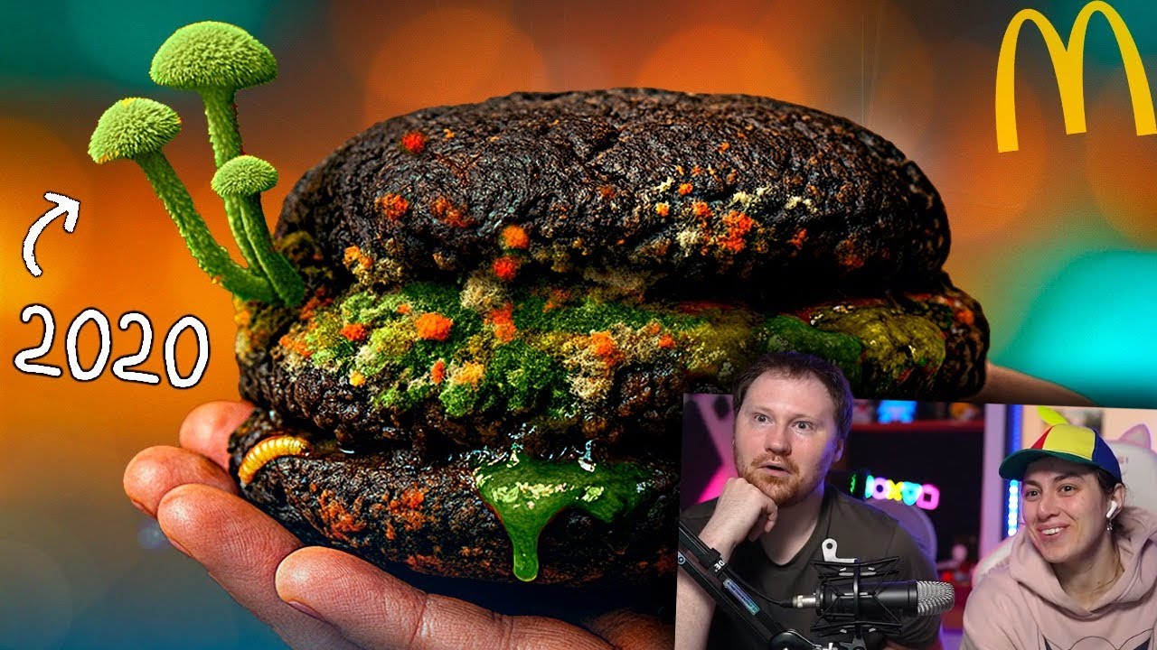 ЧТО СЛУЧИЛОСЬ С ЕДОЙ ИЗ McDONALD`S ЗА 5 ЛЕТ ? | РЕАКЦИЯ на GoldenBurst