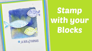 Acrylic Block Watercolor Technique for Amazing Cards You Will Love to Give