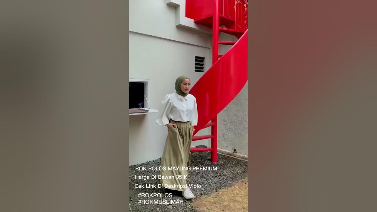 ROK POLOS MAYUNG PREMIUM / BASIC SKIRT / MAY SKIRT ROK MUSLIMAH PANJANG MURAH KERJA NGANTOR KULIAH