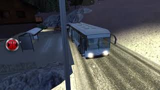 Hills Station Alaska, USA Bus Simulator | Bus Gameplay Driving Video Game in Mobile Phone screenshot 5