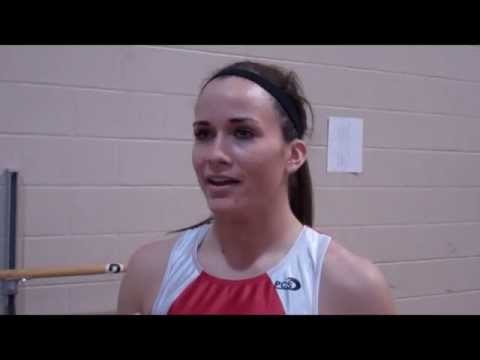 Kristen Bennett Sets Long Jump Record at OAC Meet - YouTube