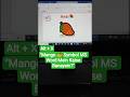 "MS Word Shortcut Se Mango Symbol? Dimaag Hila Dega Ye Trick! 🥭🔥" #msword #youtubeshorts #ytstudio
