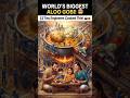 World's Largest Aloo Gobi Curry 🥔🥦 | Tiny Workers Cook Giant Feast! 🤯 ASMR ##Viral Shorts##