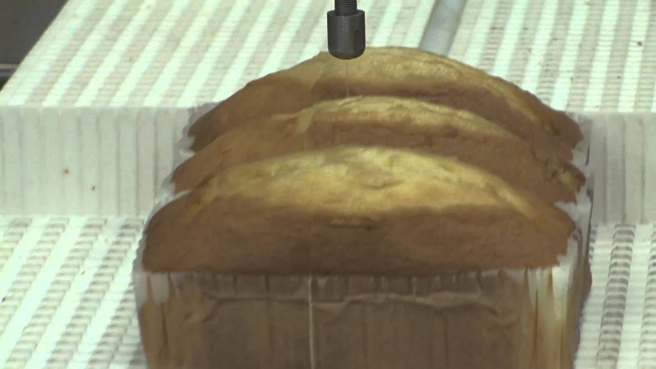 KMT Waterjet Systems; KMT Waterjet Cutting Bakery Goods