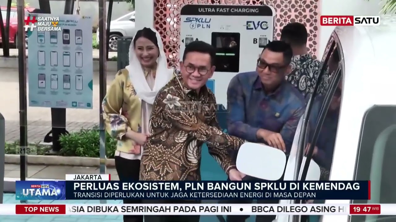 PLN Bangun SPKLU di Kemendag Dukung Transisi Energi Bersih #Beritasatu
