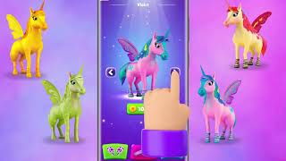 Rainbow Unicorn | My Fun Run Rainbow Unicorn 4 | Game Play screenshot 5