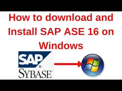18. Sybase Tutorial: How to download and Install SAP ASE 16 on Windows 10 Step by step