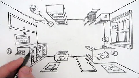 How to Draw a Room in One Point Perspective: A Bird's Eye View - DayDayNews