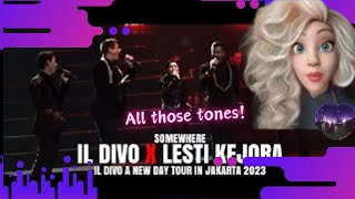 Memukau, IL DIVO Feat. Lesti Kejora - Somewhere l Live in JIExpo Jakarta 2023 | REACTION