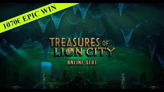 Treasures of Lion City Slot Machine || 1070€ EPIC WIN // Le Clos screenshot 5