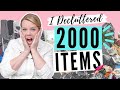 I Decluttered 2000 Things in 1 Weekend!