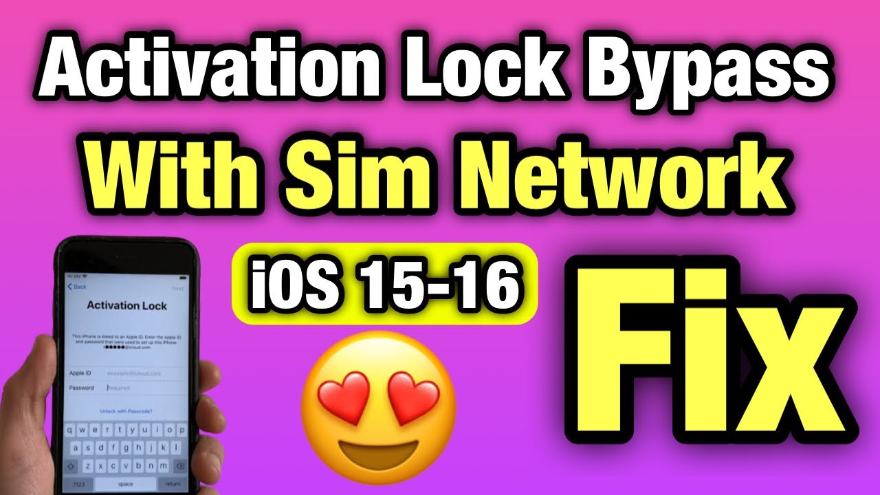 iOS 15 iOS 16 Activation Lock Bypass With Sim Network Fix YouTube