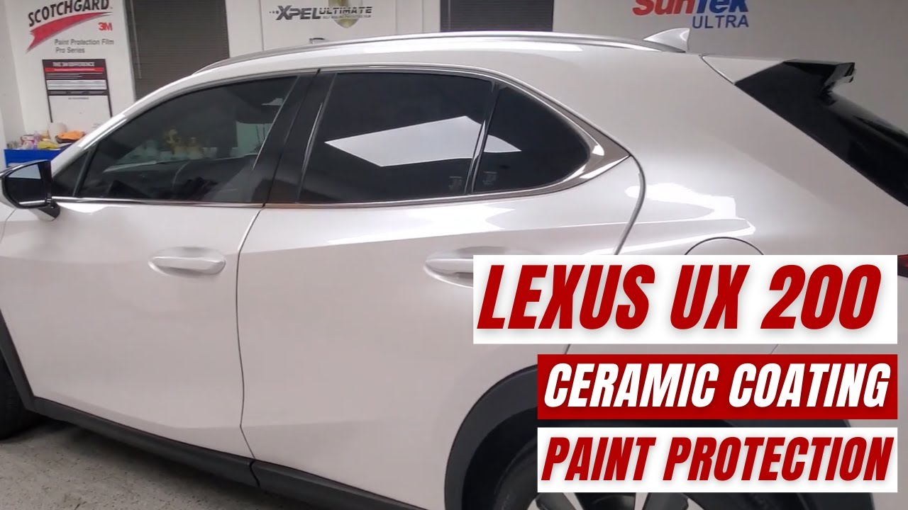2020 Lexus UX 200 with Ceramic Coating and Paint Protection Film for
