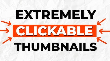 How To Make EXTREMELY CLICKABLE Thumbnails (The DFC Strategy)