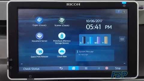 Scan to Encrypted PDF With Your Ricoh Copier (Scanner Classic mode)
