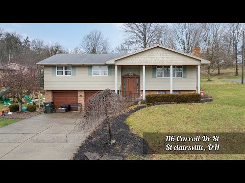 116 Carroll Dr St St, Clairsville, OH home video tour
