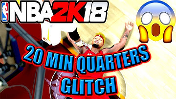 (PATCHED) NBA 2K18 || 20 MINUTE QUARTERS GLITCH 😱! Unlock ALL Badges FAST!