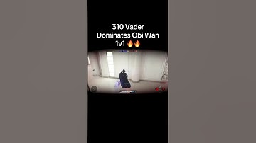 310 Vader Dominates Obi Wan 1v1 🔥🔥 #starwarsbattlefront2 #xbox #gaming #darthvader