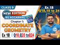 Class 9 RS Aggarwal New Edition | Coordinate Geometry | Ex 1B Q18, Q20 to Q24 | Full Solutions