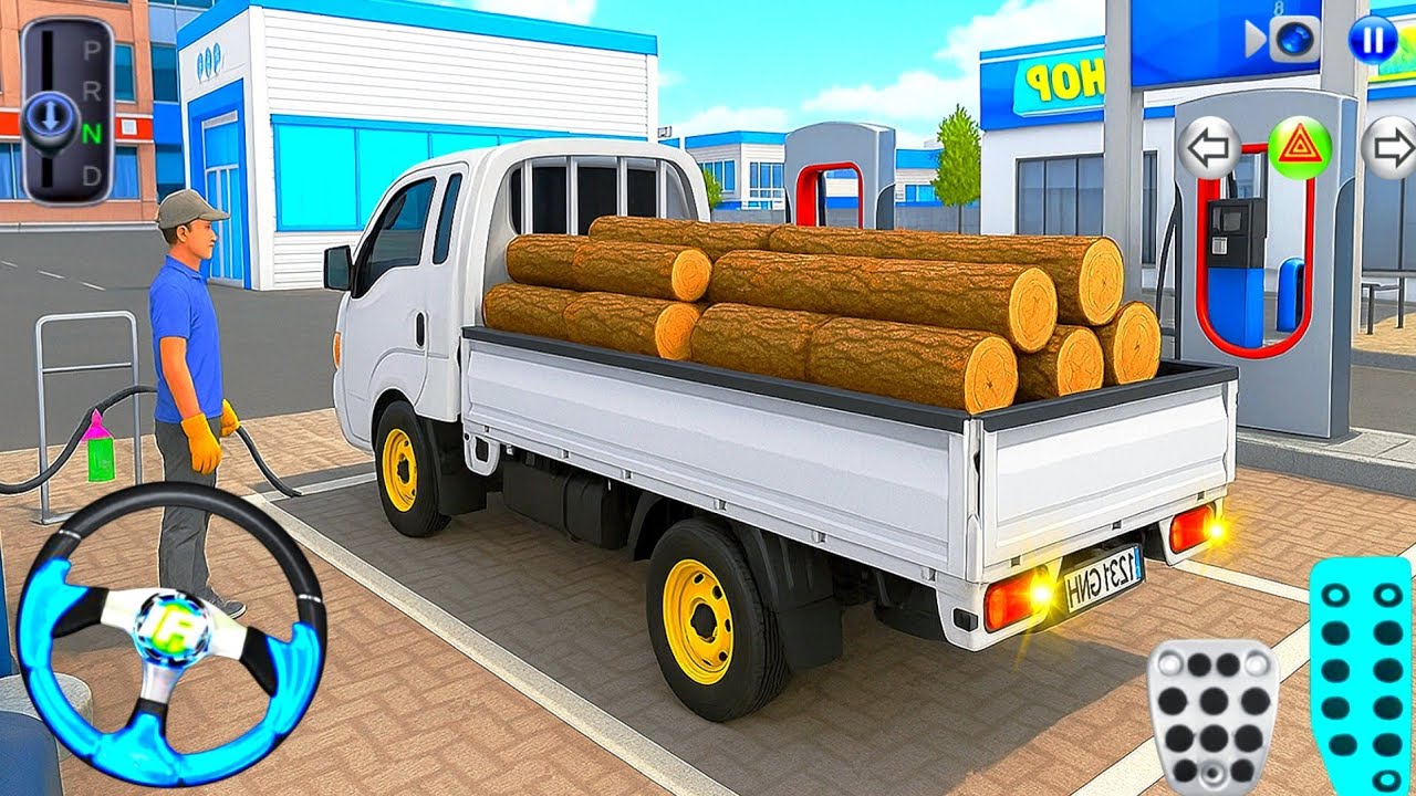 New Transporter KIA Pickup Truck Driving | 3D Driving Class Game | Best Android Car Gameplay 2025