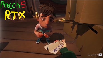 Hello Neighbor 2 Patch 5 RTX ON (1080p) New Saving Aaron Cutsence + Ending Better