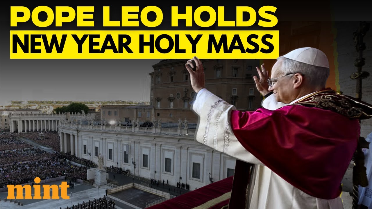 Vatican LIVE: Pope Leo Holds Holy Mass at St Peter’s Basilica | Angelus Prayer | New Year 2026