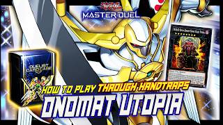 Master Duel: How to play through handtraps with Onomat Utopia Lockdown combo | Guide & Deck Profile.