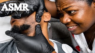 ASMR✨Popping Ingrown Hair Bumps & Removing Deep-Rooted Ingrown Hairs