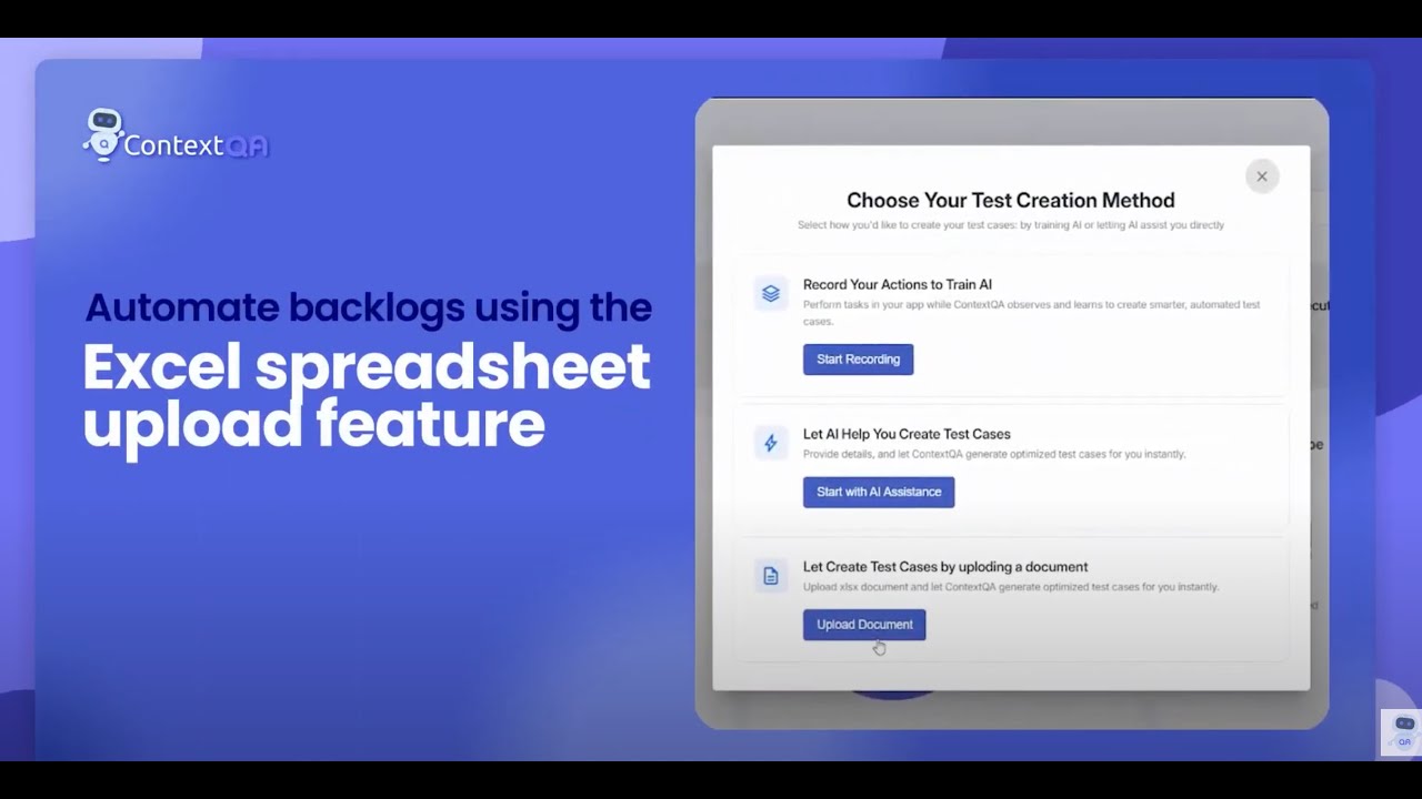 🚀 Automate Your Test Cases in SECONDS with AI! 🤖 | ContextQA Automates ...