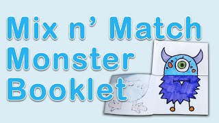 Art Exploration - Mix And Match Fun Monsters Booklet