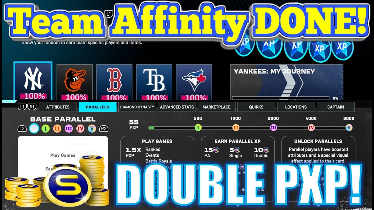 Как я закончил Team Affinity... Выходные с двойным PXP! MLB The Show 25