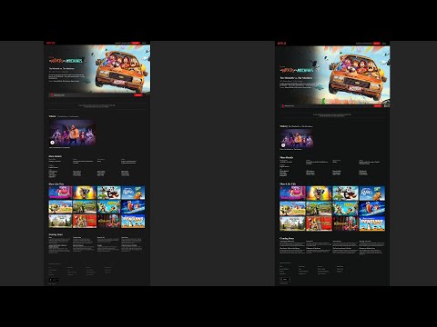 netflix-ის ფილმის გვერდის კლონი | HTML\u0026CSS\u0026JS | #2
