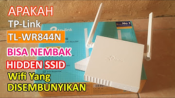 Apa Bisa TP-Link WR844N Nembak Hidden SSID / Wifi Yang Disembunyikan #wr844n #tplink #tplinkrouter