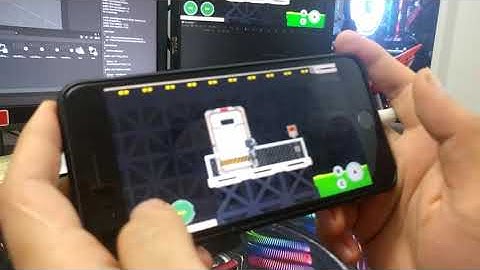 Khoá học lập trình game online- Test của bạn Duy Khải với Unity remote ios