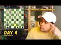 Day 4: Reached 1000 ELO! Journey to 2000 ELO - did 3 games today. 2W-1L