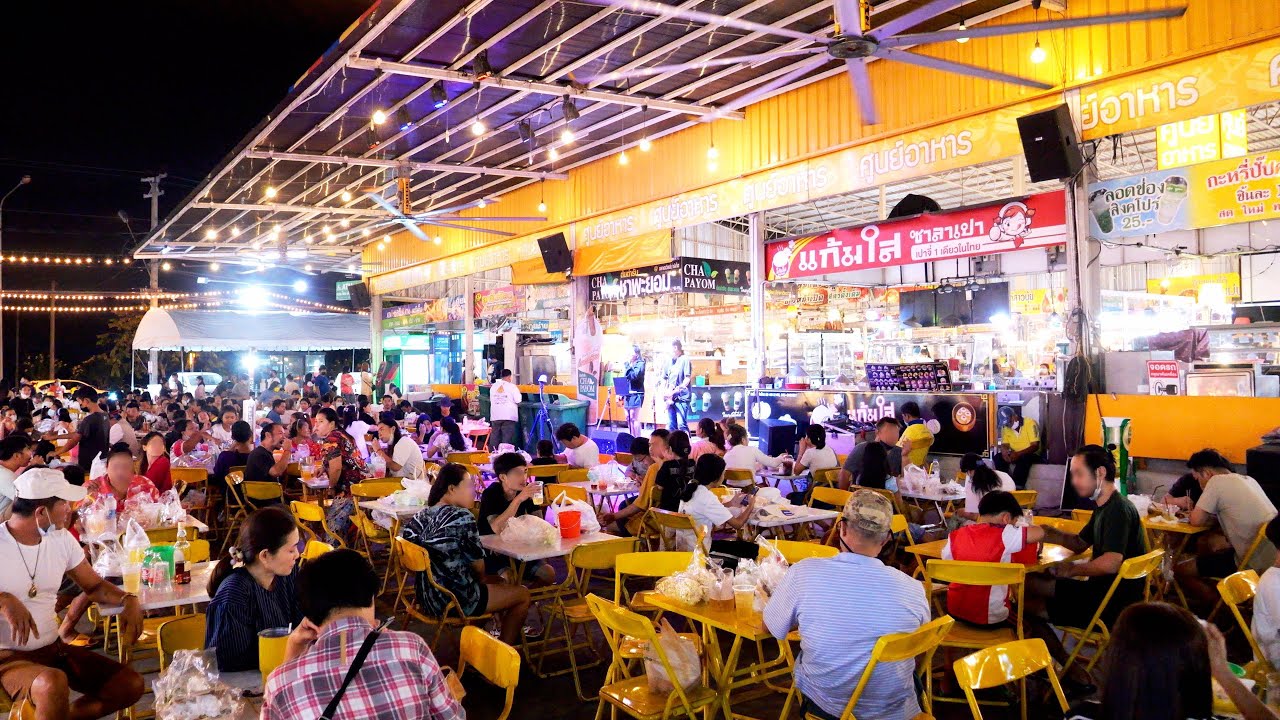 Должен попытаться! Еда на уличном ночном рынке Бангкока | Тайская уличная еда