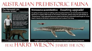 Paleo Talk (11) - Feat. an Australian Paleoartist Harry Wilson// Australian Prehistoric Megafauna