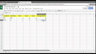 Formulas and Sorting Data in a Google Sheet