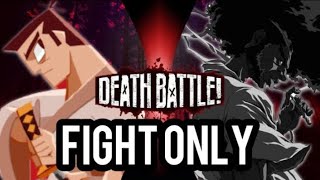 Samurai Jack VS Afro Samurai (Fight Only) #deathbattle