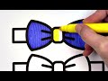Dressribbon Drawing and Rainbow Coloring / Akn Kids House