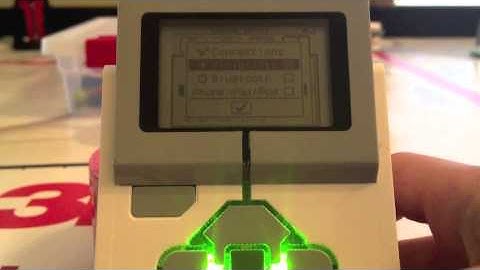 Bluetooth to your EV3 Intelligent Brick