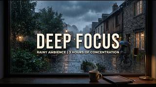 2 Hours of Peaceful Rain Ambience for Deep Focus &amp; Study 🌧️