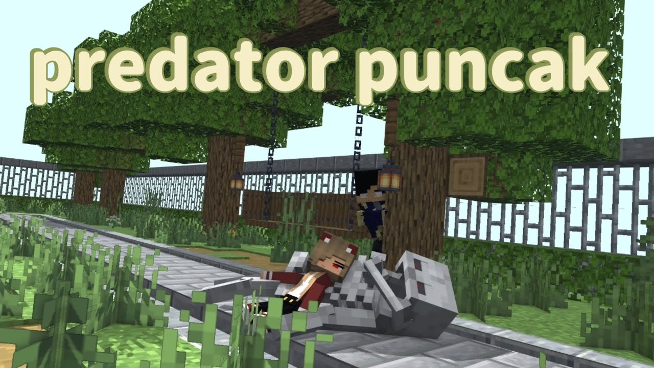 Predator puncak - Animasi Minecraft Prisma 3D - Template Animasi By 