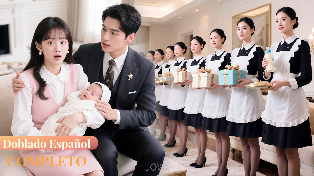 🧡¡Una chica pobre dio a luz al hijo del CEO, y el CEO contrató a 10 sirvientes para cuidarla!