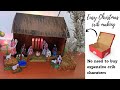 Christmas Crib making ideas | Affordable Crib Characters #christmascrib
