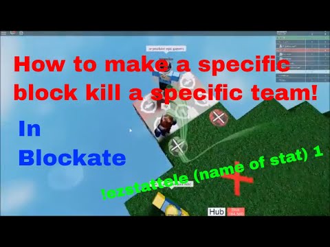 How To Make A Specific Block Kill A Specific Team In Blockate Youtube - how to make a teleporter in roblox blockate