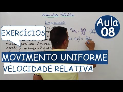 Aula 08 - Velocidade Relativa - Exercícios