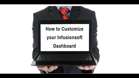 How to Customize Your Infusionsoft Dashboard [11:23]